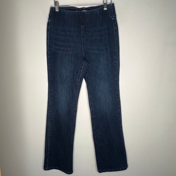 Soft Surroundings Pull On Boot Cut Jeans Size Petite Small - Picture 2 of 7